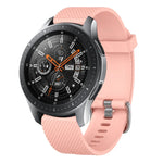 Bracelete de silicone texturizada com diamantes de 20mm, Para Samsung Galaxy Watch 4 Classic 42mm, Para Samsung Galaxy Watch Active 2 44mm, Para Samsung Galaxy Watch Active 2 40mm, Para Samsung Galaxy Watch 42mm
