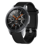Bracelete de silicone texturizada com diamantes de 20mm, Para Samsung Galaxy Watch 4 Classic 42mm, Para Samsung Galaxy Watch Active 2 44mm, Para Samsung Galaxy Watch Active 2 40mm, Para Samsung Galaxy Watch 42mm
