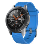 Bracelete de silicone texturizada com diamantes de 20mm, Para Samsung Galaxy Watch 4 Classic 42mm, Para Samsung Galaxy Watch Active 2 44mm, Para Samsung Galaxy Watch Active 2 40mm, Para Samsung Galaxy Watch 42mm