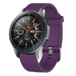 Bracelete de silicone texturizada com diamantes de 20mm, Para Samsung Galaxy Watch 4 Classic 42mm, Para Samsung Galaxy Watch Active 2 44mm, Para Samsung Galaxy Watch Active 2 40mm, Para Samsung Galaxy Watch 42mm