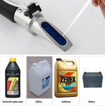 Refratómetro Automóvel Anticongelante RZ115 para Ponto de Congelação, Ureia Adblue, Fluido de Bateria, Medidor de Água em Vidro, Ferramenta ATC
