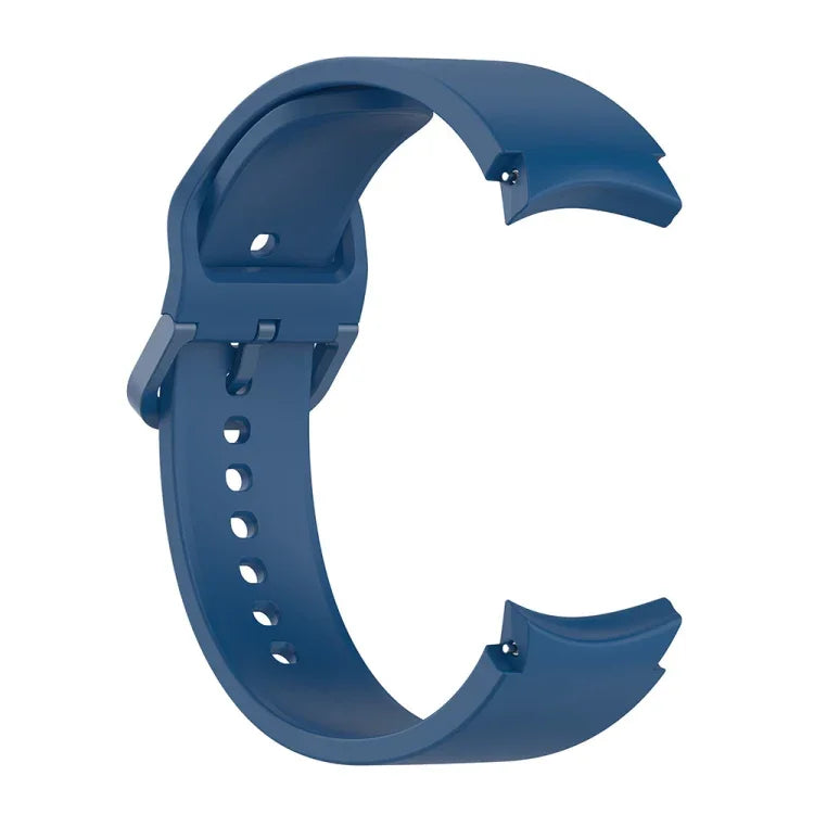 Kit de Pulseira Ajustável em Silicone JUNSUNMAY + Protetor de Ecrã PMMA de Cobertura Total, Para Samsung Galaxy Watch5 40mm, Para Samsung Galaxy Watch4 44mm, Para Samsung Galaxy Watch4 40mm