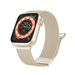 Correia de Relógio Milan de Malha de Aço Magnética Dupla, Para Apple Watch Ultra 49mm, Para Apple Watch 8 41mm, Para Apple Watch 8 45mm, Para Apple Watch SE 2022 40mm, Para Apple Watch SE 2022 44mm, Para Apple Watch 7 41mm
