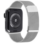 Correia de relógio em malha de aço magnética dupla milanesa, para Apple Watch 5 40mm, para Apple Watch 4 44mm, para Apple Watch 4 40mm, para Apple Watch 3 38mm, para Apple Watch 3 42mm, para Apple Watch 2 42mm