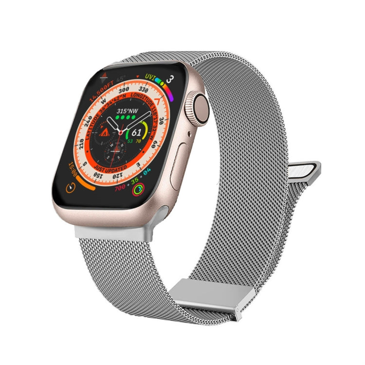 Correia de relógio em malha de aço magnética dupla milanesa, para Apple Watch 5 40mm, para Apple Watch 4 44mm, para Apple Watch 4 40mm, para Apple Watch 3 38mm, para Apple Watch 3 42mm, para Apple Watch 2 42mm