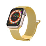 Correia de relógio em malha de aço magnética dupla milanesa, para Apple Watch 5 40mm, para Apple Watch 4 44mm, para Apple Watch 4 40mm, para Apple Watch 3 38mm, para Apple Watch 3 42mm, para Apple Watch 2 42mm
