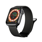 Correia de relógio em malha de aço magnética dupla milanesa, para Apple Watch 5 40mm, para Apple Watch 4 44mm, para Apple Watch 4 40mm, para Apple Watch 3 38mm, para Apple Watch 3 42mm, para Apple Watch 2 42mm