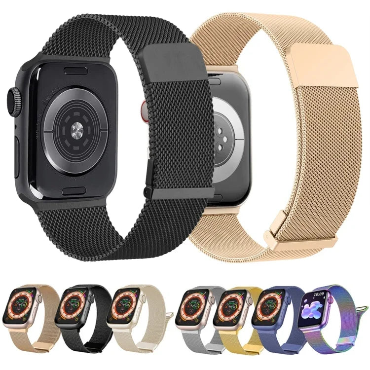Milan Double Magnetic Steel Mesh Watch Band, For Apple Watch 2 38mm, For Apple Watch 42mm, For Apple Watch 38mm