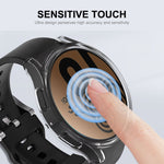 Capa de TPU macio eletroplada ENKAY Hat-Prince com cobertura total e proteção de ecrã, para Samsung Galaxy Watch6 44mm, para Samsung Galaxy Watch6 40mm
