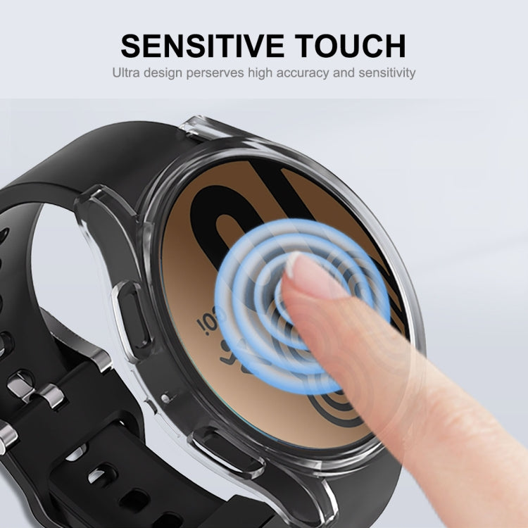 Capa de TPU macio eletroplada ENKAY Hat-Prince com cobertura total e proteção de ecrã, para Samsung Galaxy Watch6 44mm, para Samsung Galaxy Watch6 40mm