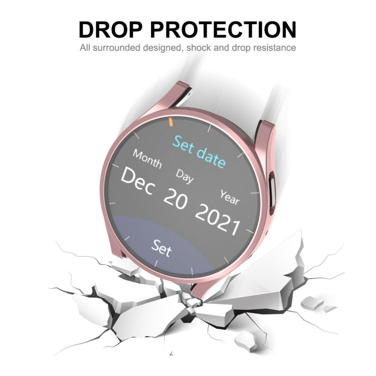 Capa de TPU macio eletroplada ENKAY Hat-Prince com cobertura total e proteção de ecrã, para Samsung Galaxy Watch6 44mm, para Samsung Galaxy Watch6 40mm