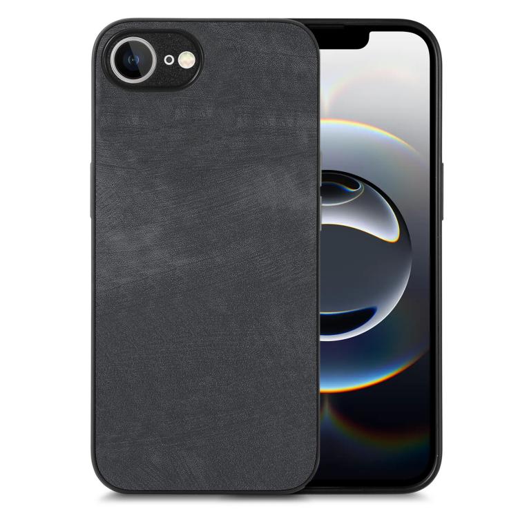 Capa traseira para telemóvel em PC com couro vintage, para iPhone 17e / 16e, para iPhone 17 Pro Max, para iPhone 17 Pro, para iPhone 17, para iPhone Air, para iPhone 16 Pro Max, para iPhone 16 Pro, para iPhone 16 Plus