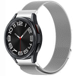 Correia de Relógio de Metal Magnética Estilo Botão Milan, Para Samsung Galaxy Watch 6 Classic, Para Samsung Galaxy Watch5 / 5 Pro, Para Samsung Galaxy Watch4 / 4 Classic 46mm, Para Samsung Galaxy Watch3 41mm