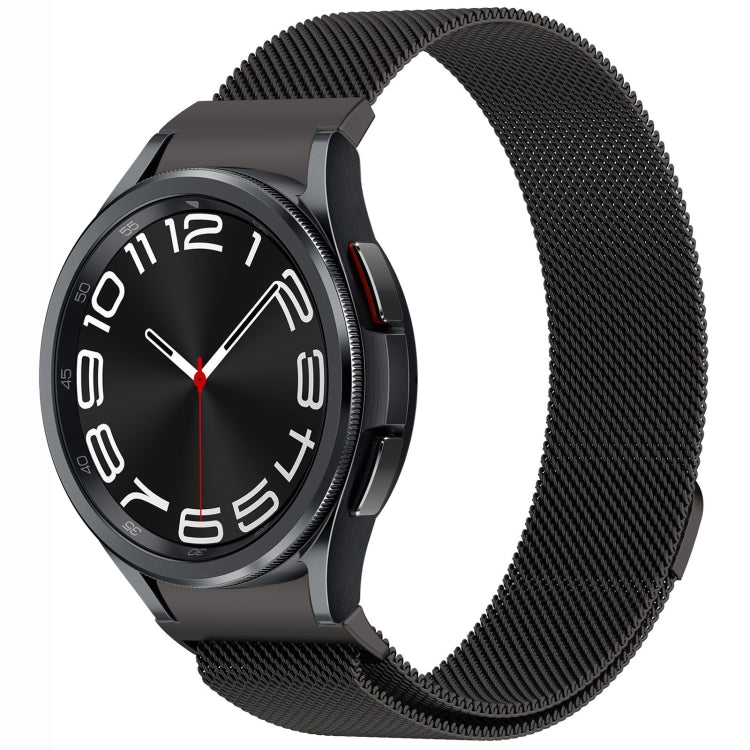 Correia de Relógio de Metal Magnética Estilo Botão Milan, Para Samsung Galaxy Watch 6 Classic, Para Samsung Galaxy Watch5 / 5 Pro, Para Samsung Galaxy Watch4 / 4 Classic 46mm, Para Samsung Galaxy Watch3 41mm