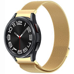 Correia de Relógio de Metal Magnética Estilo Botão Milan, Para Samsung Galaxy Watch 6 Classic, Para Samsung Galaxy Watch5 / 5 Pro, Para Samsung Galaxy Watch4 / 4 Classic 46mm, Para Samsung Galaxy Watch3 41mm