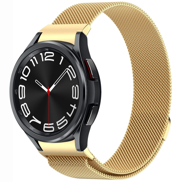Correia de Relógio de Metal Magnética Estilo Botão Milan, Para Samsung Galaxy Watch 6 Classic, Para Samsung Galaxy Watch5 / 5 Pro, Para Samsung Galaxy Watch4 / 4 Classic 46mm, Para Samsung Galaxy Watch3 41mm