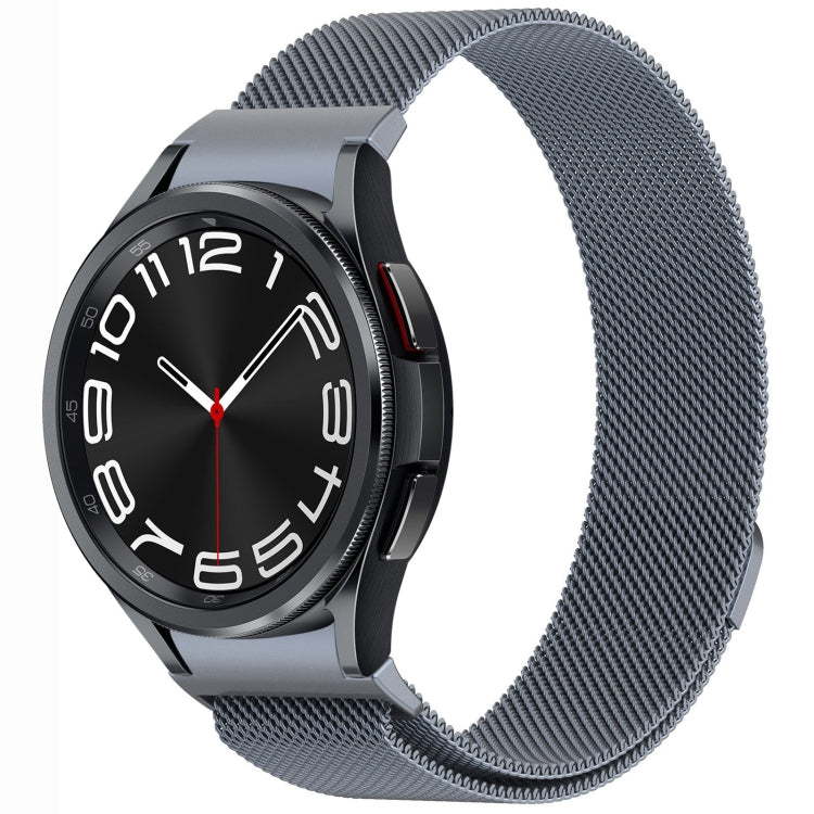 Correia de Relógio de Metal Magnética Estilo Botão Milan, Para Samsung Galaxy Watch 6 Classic, Para Samsung Galaxy Watch5 / 5 Pro, Para Samsung Galaxy Watch4 / 4 Classic 46mm, Para Samsung Galaxy Watch3 41mm