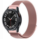 Correia de Relógio de Metal Magnética Estilo Botão Milan, Para Samsung Galaxy Watch 6 Classic, Para Samsung Galaxy Watch5 / 5 Pro, Para Samsung Galaxy Watch4 / 4 Classic 46mm, Para Samsung Galaxy Watch3 41mm