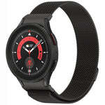 Correia de Relógio de Metal Magnética Estilo Botão Milan, Para Samsung Galaxy Watch 6 Classic, Para Samsung Galaxy Watch5 / 5 Pro, Para Samsung Galaxy Watch4 / 4 Classic 46mm, Para Samsung Galaxy Watch3 41mm