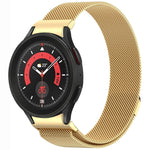 Correia de Relógio de Metal Magnética Estilo Botão Milan, Para Samsung Galaxy Watch 6 Classic, Para Samsung Galaxy Watch5 / 5 Pro, Para Samsung Galaxy Watch4 / 4 Classic 46mm, Para Samsung Galaxy Watch3 41mm