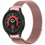 Correia de Relógio de Metal Magnética Estilo Botão Milan, Para Samsung Galaxy Watch 6 Classic, Para Samsung Galaxy Watch5 / 5 Pro, Para Samsung Galaxy Watch4 / 4 Classic 46mm, Para Samsung Galaxy Watch3 41mm