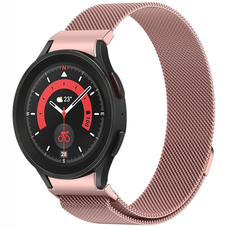 Correia de Relógio de Metal Magnética Estilo Botão Milan, Para Samsung Galaxy Watch 6 Classic, Para Samsung Galaxy Watch5 / 5 Pro, Para Samsung Galaxy Watch4 / 4 Classic 46mm, Para Samsung Galaxy Watch3 41mm