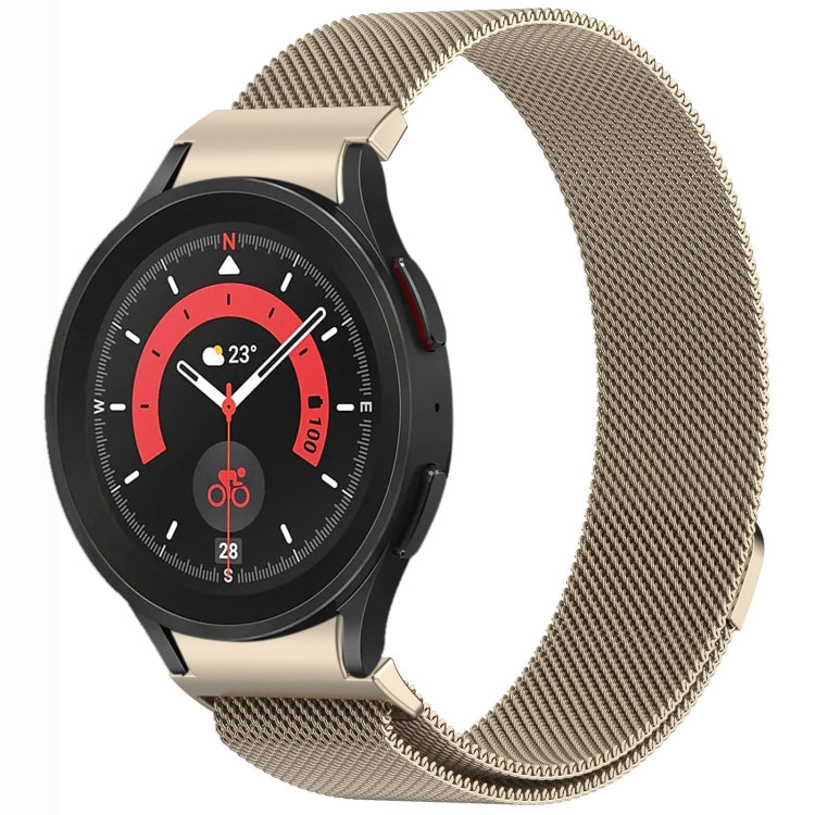 Correia de Relógio de Metal Magnética Estilo Botão Milan, Para Samsung Galaxy Watch 6 Classic, Para Samsung Galaxy Watch5 / 5 Pro, Para Samsung Galaxy Watch4 / 4 Classic 46mm, Para Samsung Galaxy Watch3 41mm