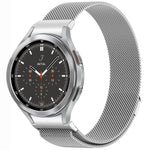 Correia de Relógio de Metal Magnética Estilo Botão Milan, Para Samsung Galaxy Watch 6 Classic, Para Samsung Galaxy Watch5 / 5 Pro, Para Samsung Galaxy Watch4 / 4 Classic 46mm, Para Samsung Galaxy Watch3 41mm