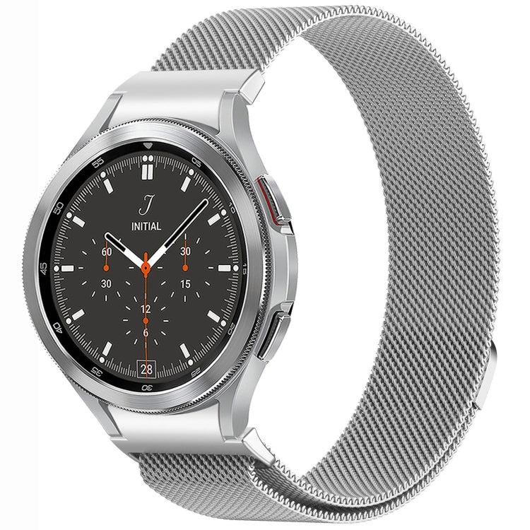 Correia de Relógio de Metal Magnética Estilo Botão Milan, Para Samsung Galaxy Watch 6 Classic, Para Samsung Galaxy Watch5 / 5 Pro, Para Samsung Galaxy Watch4 / 4 Classic 46mm, Para Samsung Galaxy Watch3 41mm
