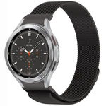 Correia de Relógio de Metal Magnética Estilo Botão Milan, Para Samsung Galaxy Watch 6 Classic, Para Samsung Galaxy Watch5 / 5 Pro, Para Samsung Galaxy Watch4 / 4 Classic 46mm, Para Samsung Galaxy Watch3 41mm