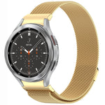Correia de Relógio de Metal Magnética Estilo Botão Milan, Para Samsung Galaxy Watch 6 Classic, Para Samsung Galaxy Watch5 / 5 Pro, Para Samsung Galaxy Watch4 / 4 Classic 46mm, Para Samsung Galaxy Watch3 41mm