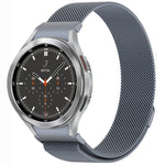 Correia de Relógio de Metal Magnética Estilo Botão Milan, Para Samsung Galaxy Watch 6 Classic, Para Samsung Galaxy Watch5 / 5 Pro, Para Samsung Galaxy Watch4 / 4 Classic 46mm, Para Samsung Galaxy Watch3 41mm