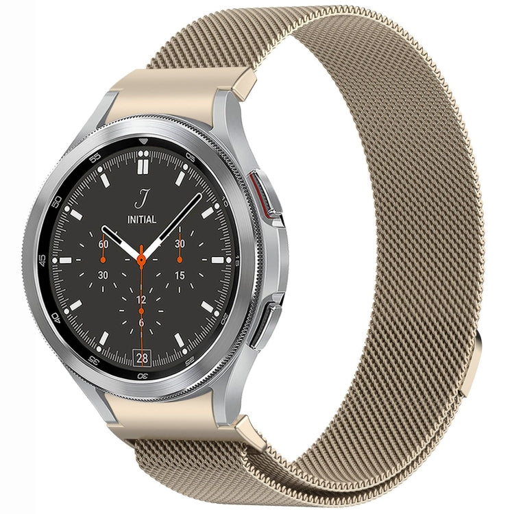 Correia de Relógio de Metal Magnética Estilo Botão Milan, Para Samsung Galaxy Watch 6 Classic, Para Samsung Galaxy Watch5 / 5 Pro, Para Samsung Galaxy Watch4 / 4 Classic 46mm, Para Samsung Galaxy Watch3 41mm