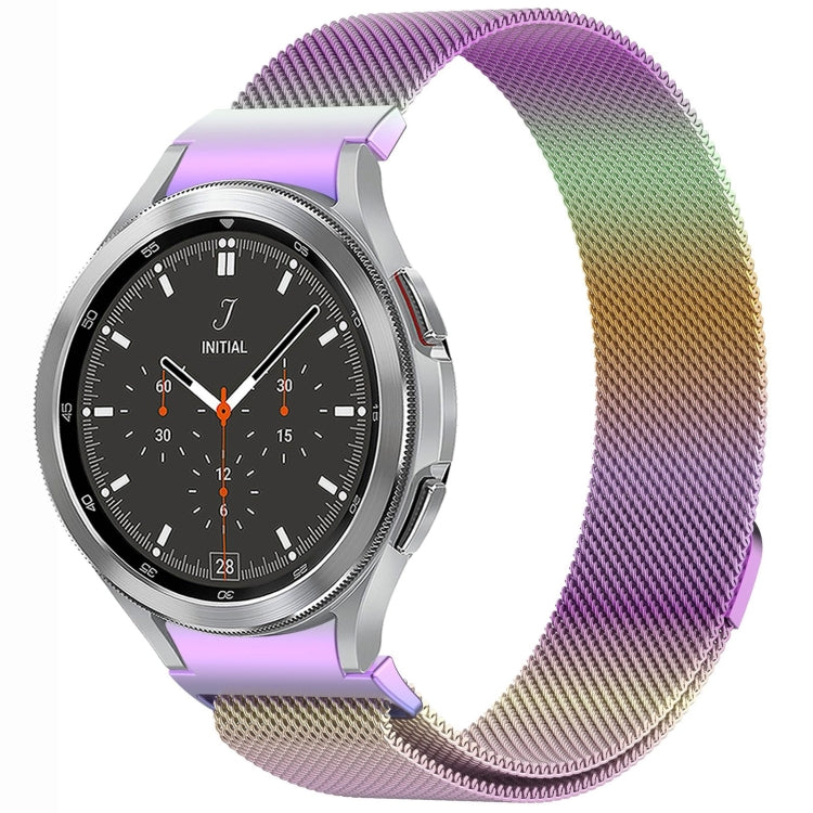 Correia de Relógio de Metal Magnética Estilo Botão Milan, Para Samsung Galaxy Watch 6 Classic, Para Samsung Galaxy Watch5 / 5 Pro, Para Samsung Galaxy Watch4 / 4 Classic 46mm, Para Samsung Galaxy Watch3 41mm