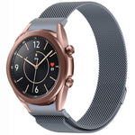 Correia de Relógio de Metal Magnética Estilo Botão Milan, Para Samsung Galaxy Watch 6 Classic, Para Samsung Galaxy Watch5 / 5 Pro, Para Samsung Galaxy Watch4 / 4 Classic 46mm, Para Samsung Galaxy Watch3 41mm
