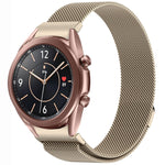 Correia de Relógio de Metal Magnética Estilo Botão Milan, Para Samsung Galaxy Watch 6 Classic, Para Samsung Galaxy Watch5 / 5 Pro, Para Samsung Galaxy Watch4 / 4 Classic 46mm, Para Samsung Galaxy Watch3 41mm