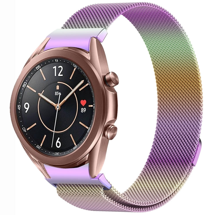 Correia de Relógio de Metal Magnética Estilo Botão Milan, Para Samsung Galaxy Watch 6 Classic, Para Samsung Galaxy Watch5 / 5 Pro, Para Samsung Galaxy Watch4 / 4 Classic 46mm, Para Samsung Galaxy Watch3 41mm