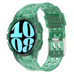 TPU Integrated Silicone Watch Band, For Samsung Galaxy Watch6 44mm, For Samsung Galaxy Watch6 40mm