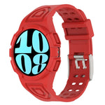 TPU Integrated Silicone Watch Band, For Samsung Galaxy Watch6 44mm, For Samsung Galaxy Watch6 40mm
