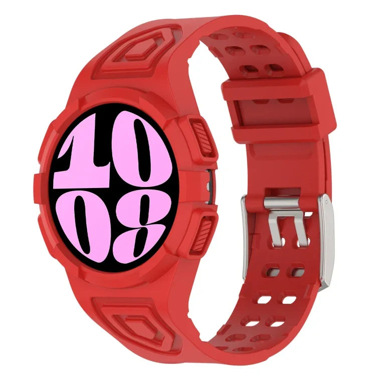TPU Integrated Silicone Watch Band, For Samsung Galaxy Watch6 44mm, For Samsung Galaxy Watch6 40mm