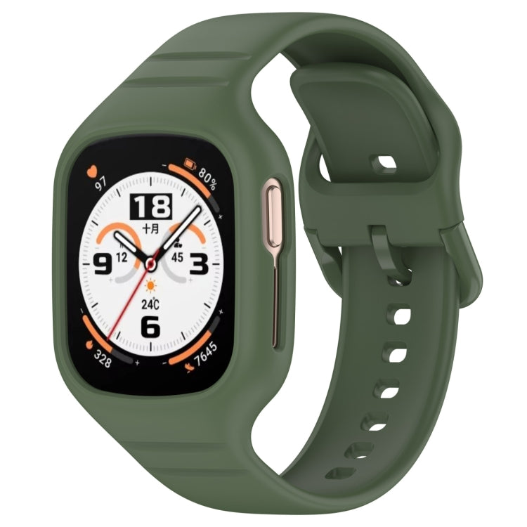 Integrated Fully Enclosed Silicone Watch Band, For Honor Watch 4