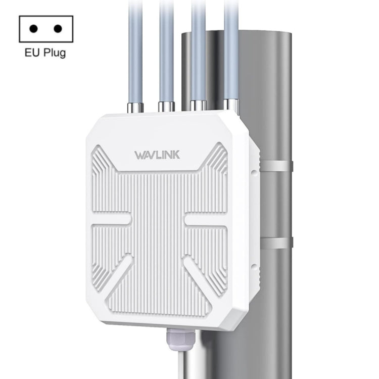 Roteadores WiFi Sem Fios WAVLINK WN573HX1 WiFi 6 AX1800 IP67 à Prova de Água Banda Dupla para Exterior, Ficha US, Ficha EU, Ficha UK, Ficha AU