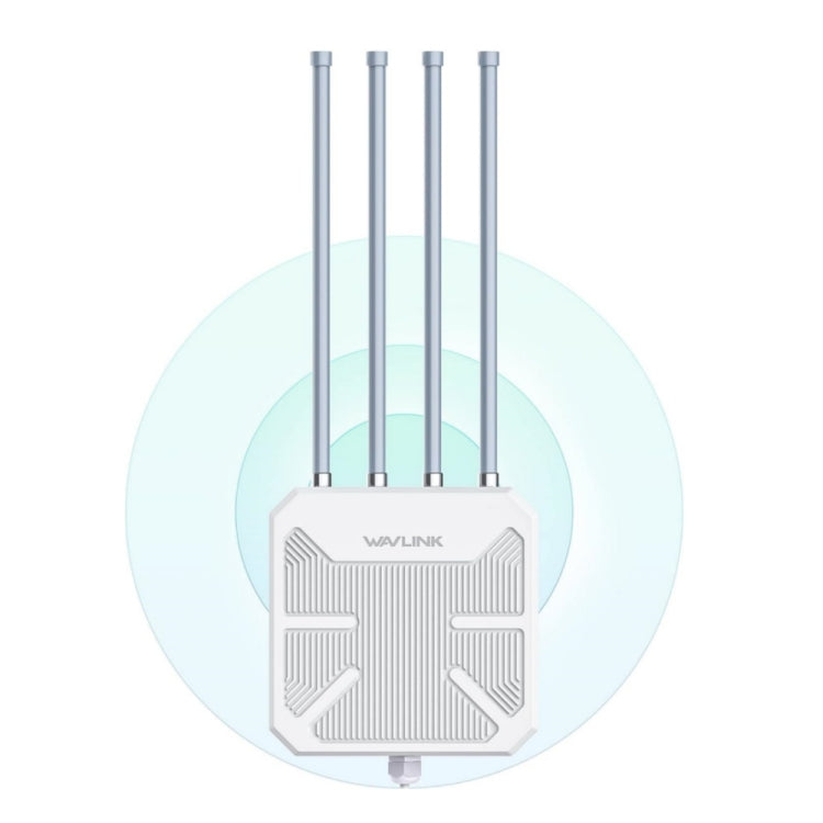 Roteadores WiFi Sem Fios WAVLINK WN573HX1 WiFi 6 AX1800 IP67 à Prova de Água Banda Dupla para Exterior, Ficha US, Ficha EU, Ficha UK, Ficha AU