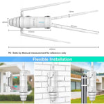 Roteador Sem Fios WAVLINK WN572HP3 AC1200 Banda Dupla Resistente ao Tempo Extensor WiFi para Exterior, Ficha US, Ficha EU, Ficha UK, Ficha AU