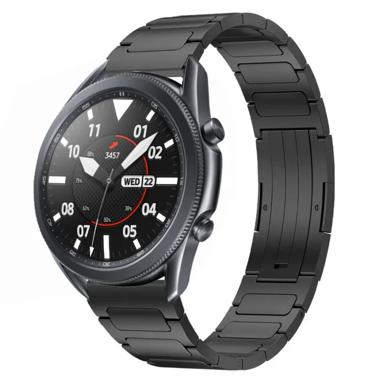 Pulseira de Relógio em Liga de Titânio em Forma de I 22mm, Para Samsung Galaxy Watch3 45mm, Para Samsung Gear S3 Classic, Para Samsung Gear S3 Frontier