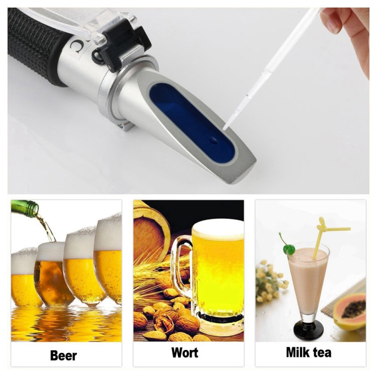 Refratómetro Original RZ120 para Cerveja, Brix, Mosto, Açúcar, Álcool, Gravidade Específica, Ferramenta Manual, Hidrômetro