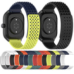 Correia de relógio em silicone respirável com pontos 3D e furos de 20mm, para Samsung Galaxy Watch 6 Classic 43mm, para Samsung Galaxy Watch 5 Pro Edição Golfe, para Samsung Galaxy Watch 5 Edição Golfe
