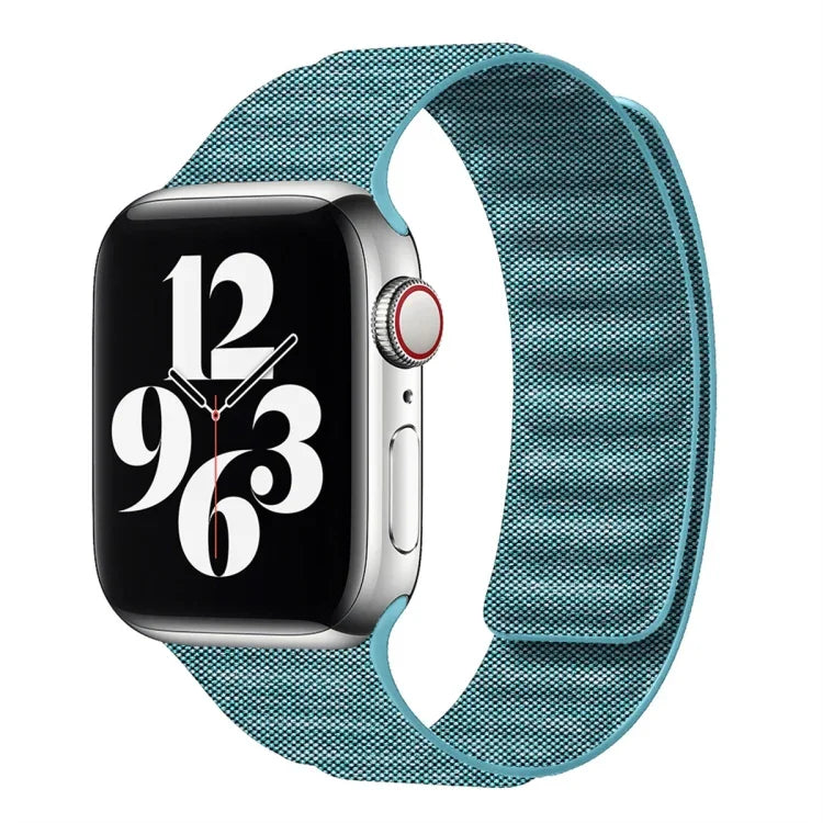 Pulseira de Relógio Magnética em Denim, Para Apple Watch 6 40mm, Para Apple Watch 6 44mm, Para Apple Watch 5 44mm, Para Apple Watch 5 40mm, Para Apple Watch 4 44mm, Para Apple Watch 4 40mm, Para Apple Watch 3 38mm, Para Apple Watch 3 42mm