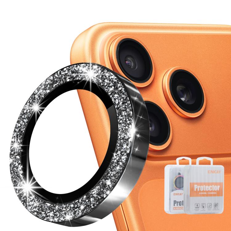 Película de Vidro Temperado de Liga de Alumínio com Lente Traseira Brilhante ENKAY Hat-Prince, Para iPhone 17 Pro / 17 Pro Max, Para iPhone 17, Para iPhone Air, Para iPhone 15 Pro / 15 Pro Max, Para iPhone 15 / 15 Plus