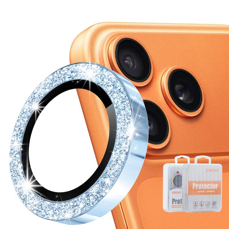 Película de Vidro Temperado de Liga de Alumínio com Lente Traseira Brilhante ENKAY Hat-Prince, Para iPhone 17 Pro / 17 Pro Max, Para iPhone 17, Para iPhone Air, Para iPhone 15 Pro / 15 Pro Max, Para iPhone 15 / 15 Plus